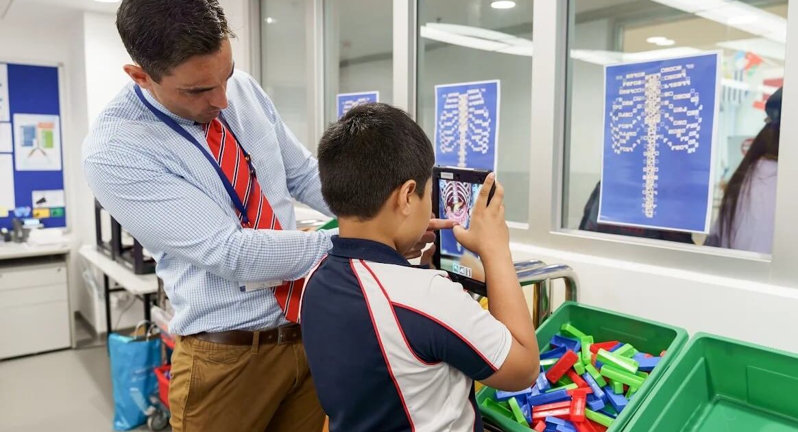 Hands-on learning with AR at Stamford American HK