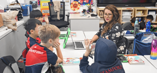 Small group personalized learning at Stamford American HK