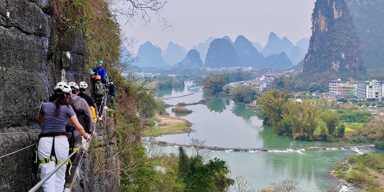 Students experienced an exhilarating morning of rock climbing at Via Ferrata, testing the limits and soaking in the spectacular views.