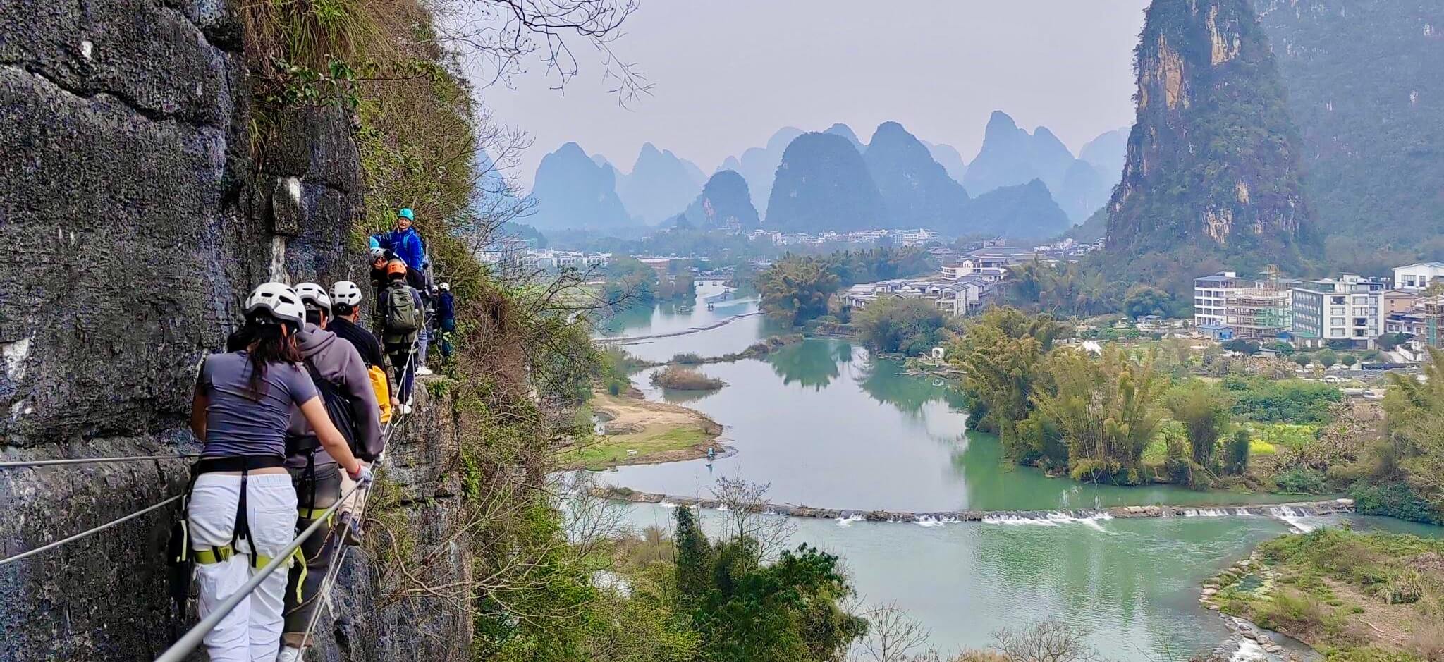 Students experienced an exhilarating morning of rock climbing at Via Ferrata, testing the limits and soaking in the spectacular views.