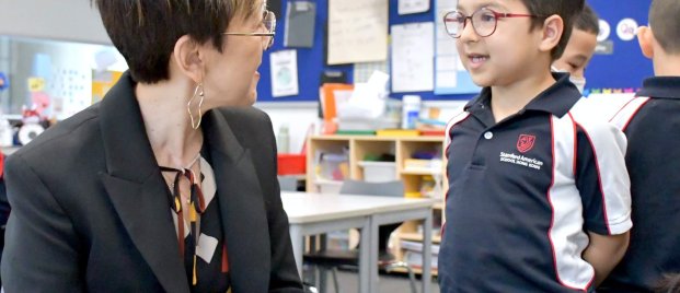 SAS_Rae and PP students teacher talking to student