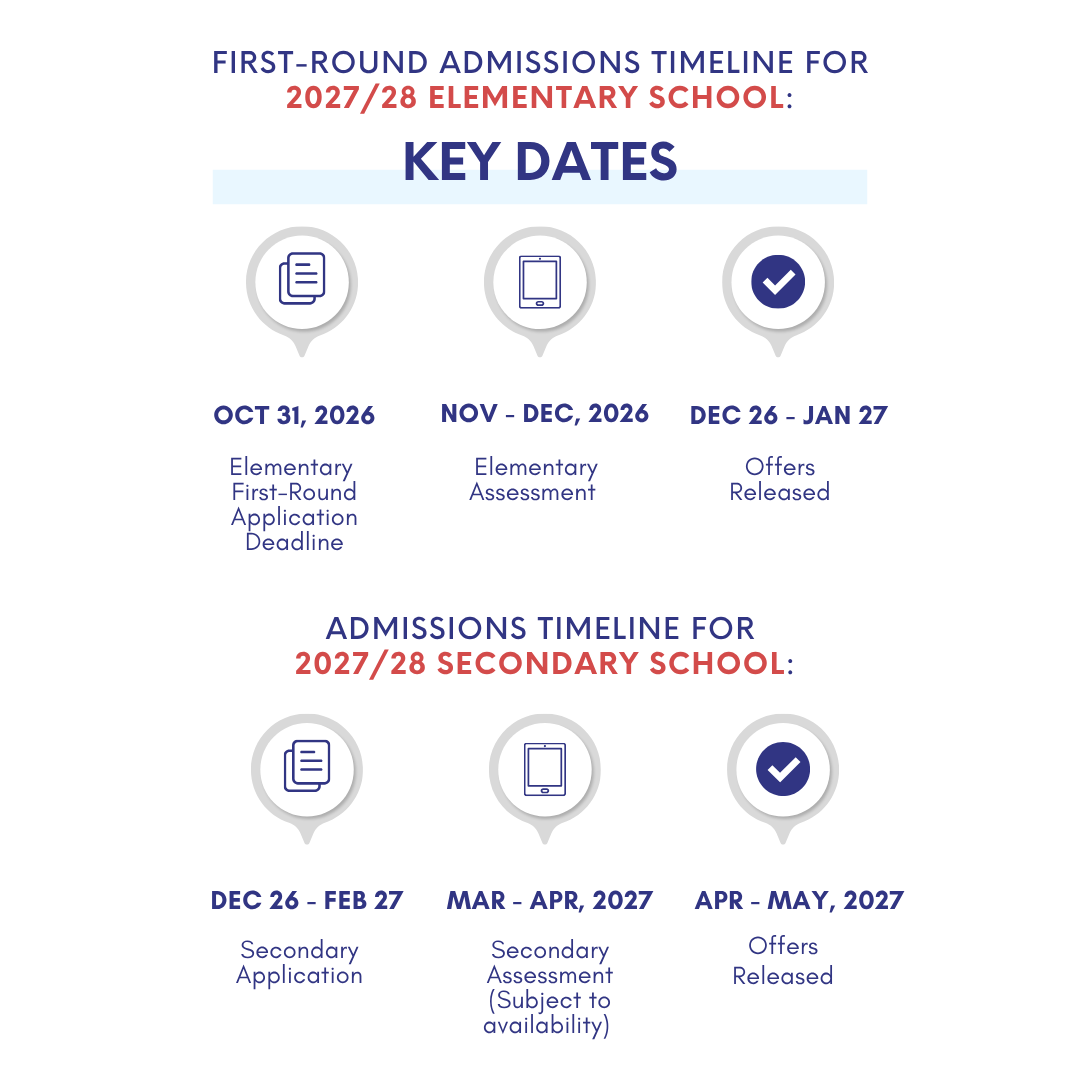 26/27 First Round Admissions