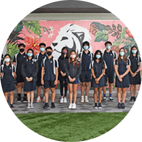 Student artwork for the Stamford HK campus