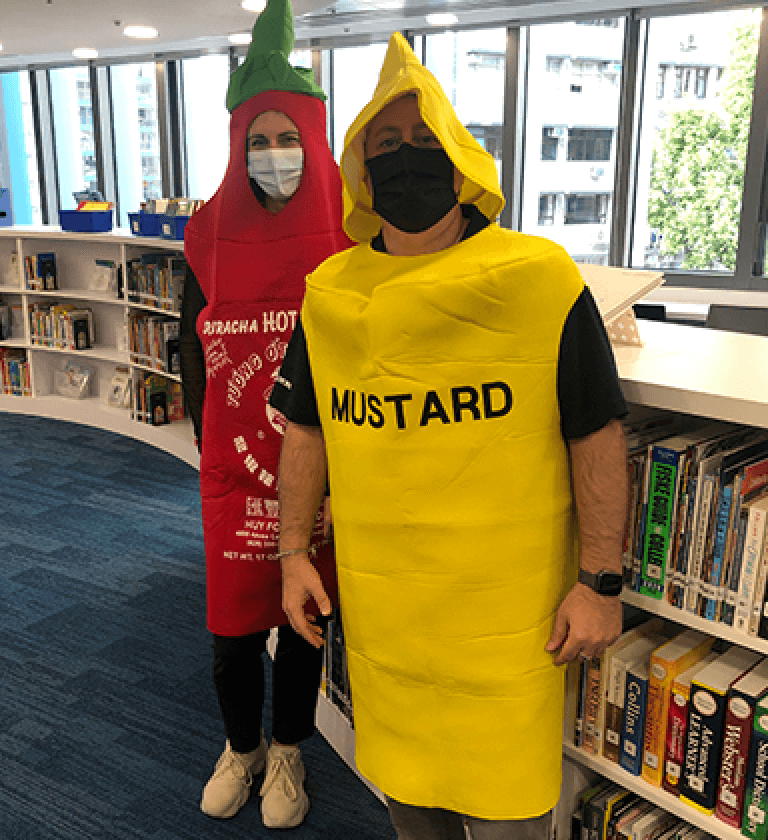 Stamford HK teacher Halloween Dress Up