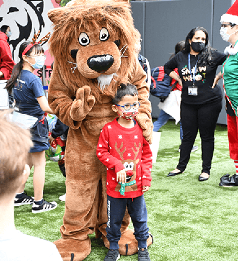 Stamford American HK School Mascot Leo