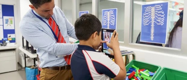 Hands-on learning with AR at Stamford American HK