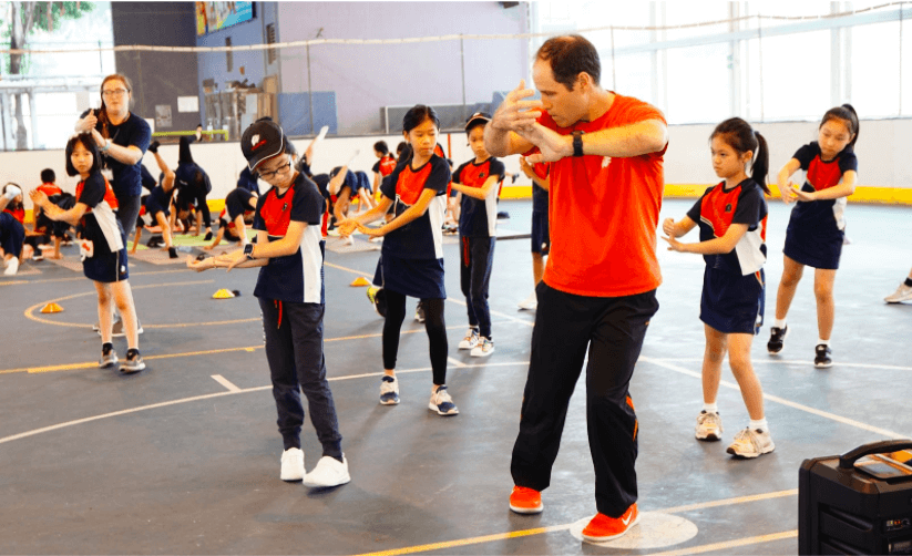 Be Well Day Tai Chi at Stamford American School HK