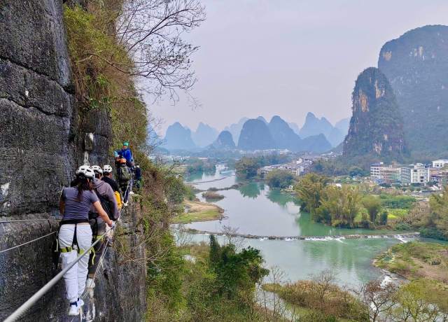 Students experienced an exhilarating morning of rock climbing at Via Ferrata, testing the limits and soaking in the spectacular views.