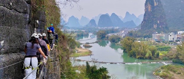 Students experienced an exhilarating morning of rock climbing at Via Ferrata, testing the limits and soaking in the spectacular views.